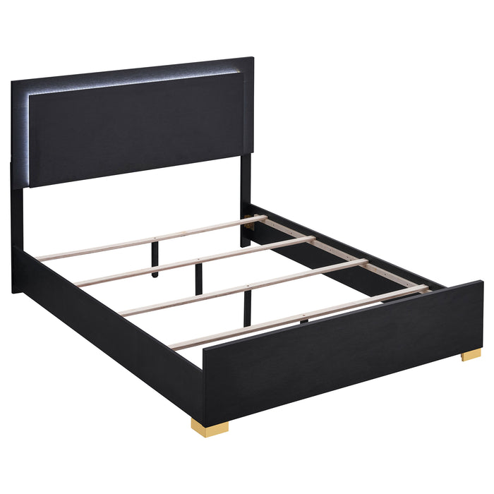 Marceline Beds White & Black Eastren King, Full, Twin, & Queen - Bargain Furniture (Detroit, MI)