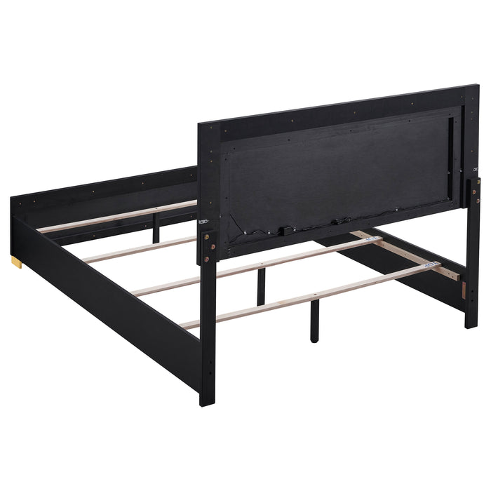 Marceline Beds White & Black Eastren King, Full, Twin, & Queen - Bargain Furniture (Detroit, MI)