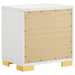 Marceline Bedroom Sets White & Black 4 & 5 Piece - Bargain Furniture (Detroit, MI)