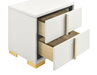 Marceline Bedroom Sets White & Black 4 & 5 Piece - Bargain Furniture (Detroit, MI)