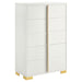 Marceline Bedroom Sets White & Black 4 & 5 Piece - Bargain Furniture (Detroit, MI)