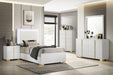 Marceline Beds White & Black Eastren King, Full, Twin, & Queen - Bargain Furniture (Detroit, MI)