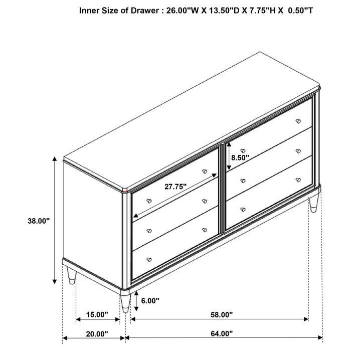 Emberlyn 4 & 5 Piece Bedroom Set - Bargain Furniture (Detroit, MI)