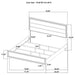 Wright California King Bed - Bargain Furniture (Detroit, MI)