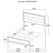Wright California King Bed - Bargain Furniture (Detroit, MI)