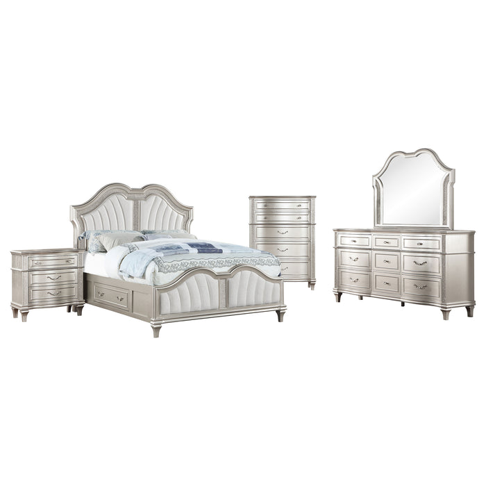Evangeline 4 & 5 Piece Bedroom Set - Bargain Furniture (Detroit, MI)