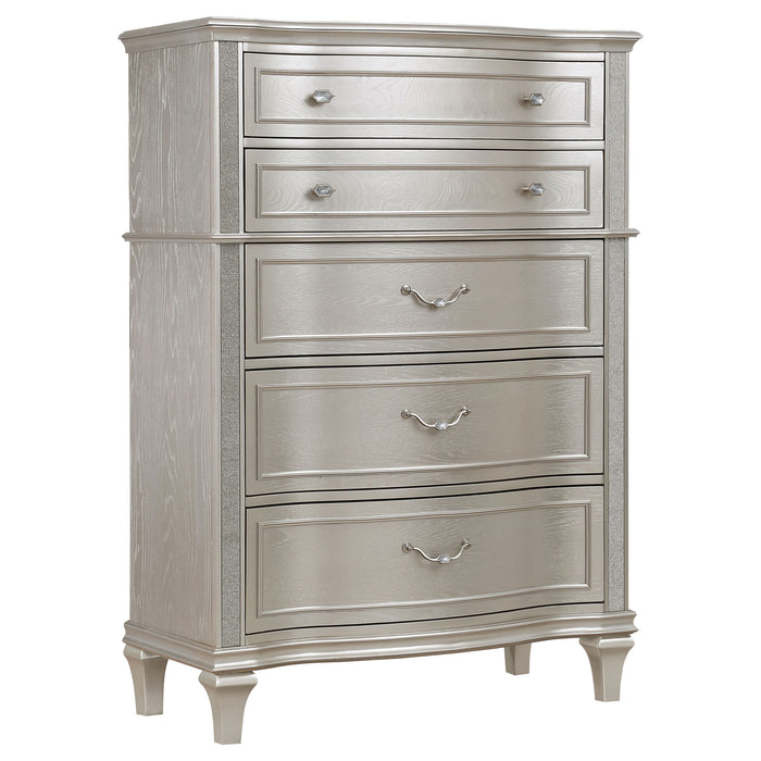 Evangeline 4 & 5 Piece Bedroom Set - Bargain Furniture (Detroit, MI)