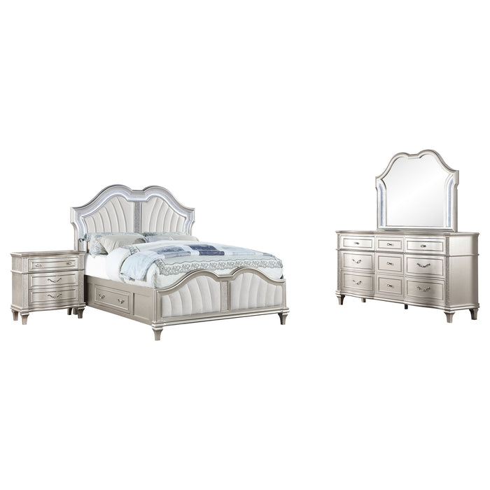 Evangeline 4 & 5 Piece Bedroom Set - Bargain Furniture (Detroit, MI)