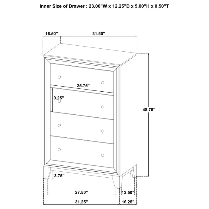 Welsley 4 & 5 PieceBedroom Set - Bargain Furniture (Detroit, MI)