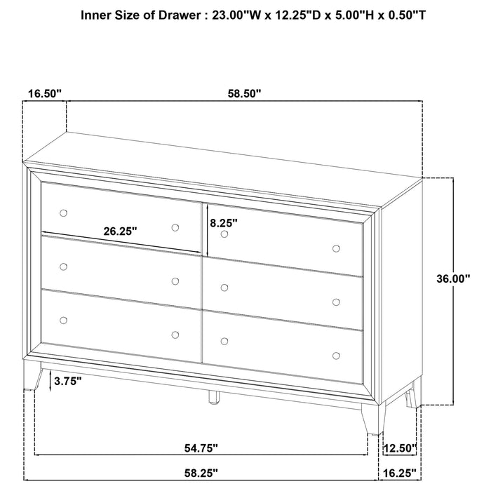 Welsley 4 & 5 PieceBedroom Set - Bargain Furniture (Detroit, MI)