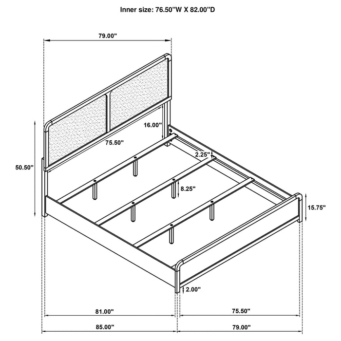 Cavelle Eastern King & Queen Bed - Bargain Furniture (Detroit, MI)