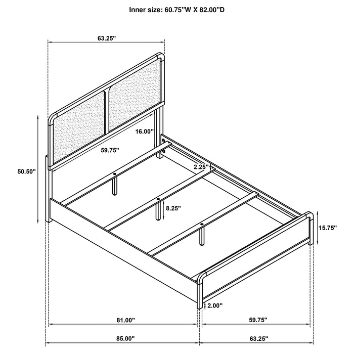 Cavelle Eastern King & Queen Bed - Bargain Furniture (Detroit, MI)