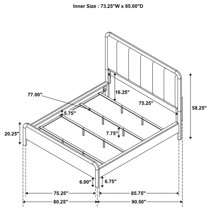 Amsbury California King, E.King, & Queen Bed - Bargain Furniture (Detroit, MI)