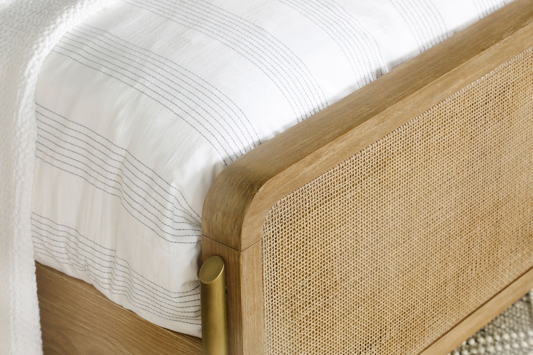 Arini Upholstered Panel Bed - Bargain Furniture (Detroit, MI)