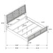 Arini Upholstered Panel Bed - Bargain Furniture (Detroit, MI)