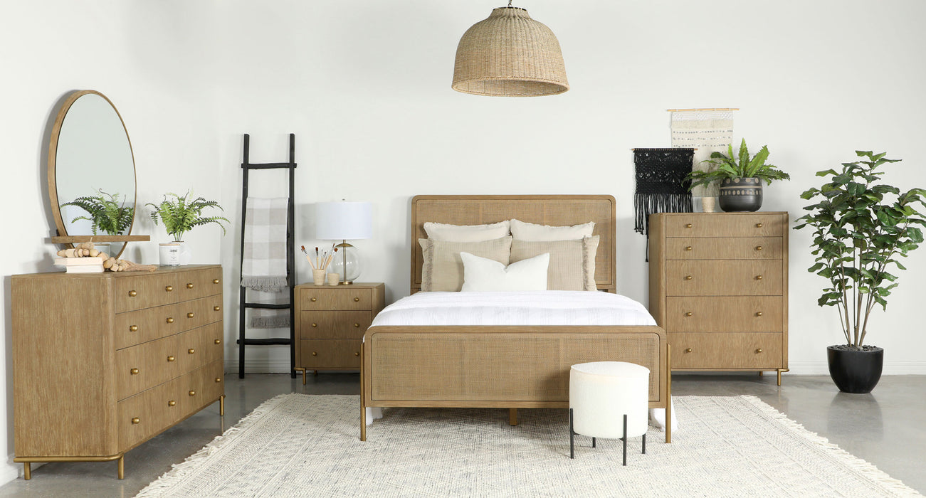 Arini Bedroom Set Beige - Bargain Furniture (Detroit, MI)