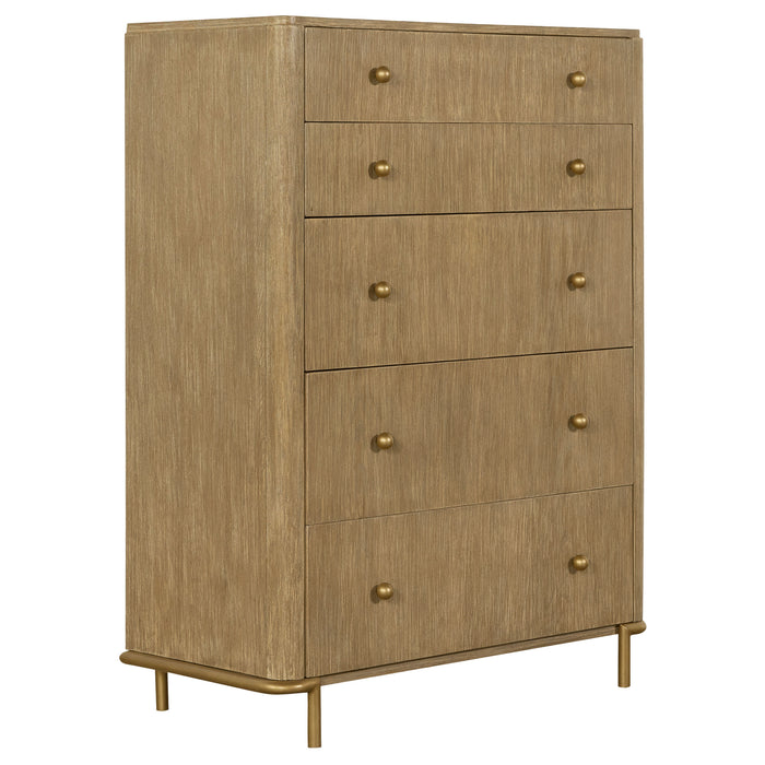 Arini Bedroom Set Beige - Bargain Furniture (Detroit, MI)