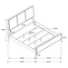 Arini Upholstered Panel Bed - Bargain Furniture (Detroit, MI)