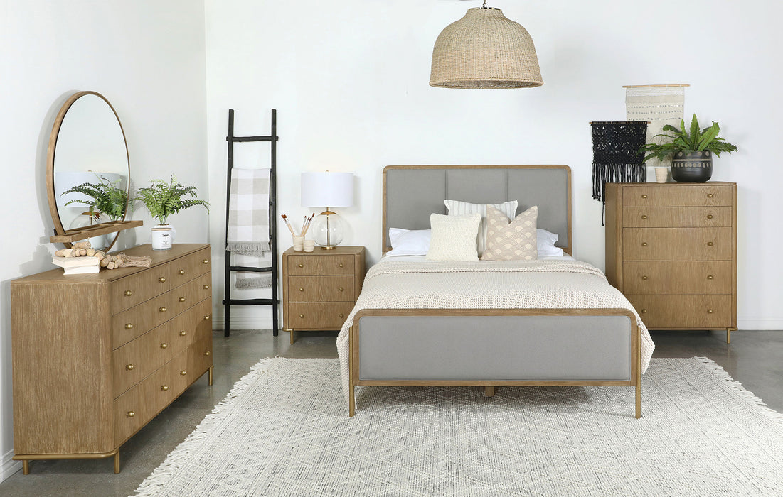 Arini Bedroom Set Beige - Bargain Furniture (Detroit, MI)
