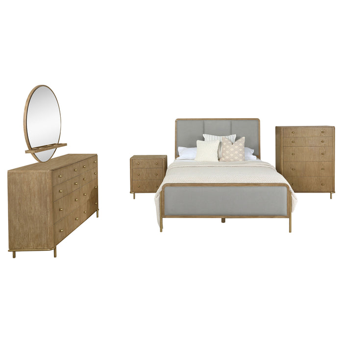 Arini Bedroom Set Beige - Bargain Furniture (Detroit, MI)