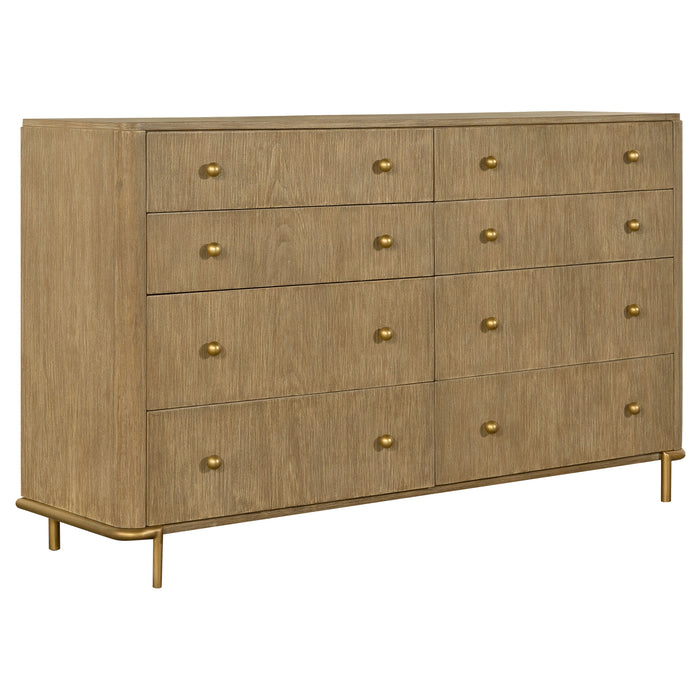 Arini Bedroom Set Beige - Bargain Furniture (Detroit, MI)