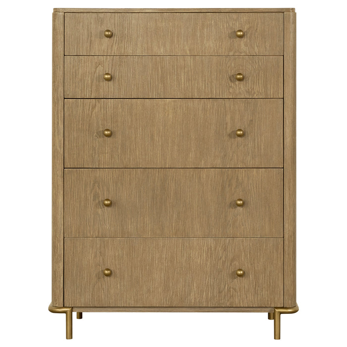 Arini Bedroom Set Beige - Bargain Furniture (Detroit, MI)