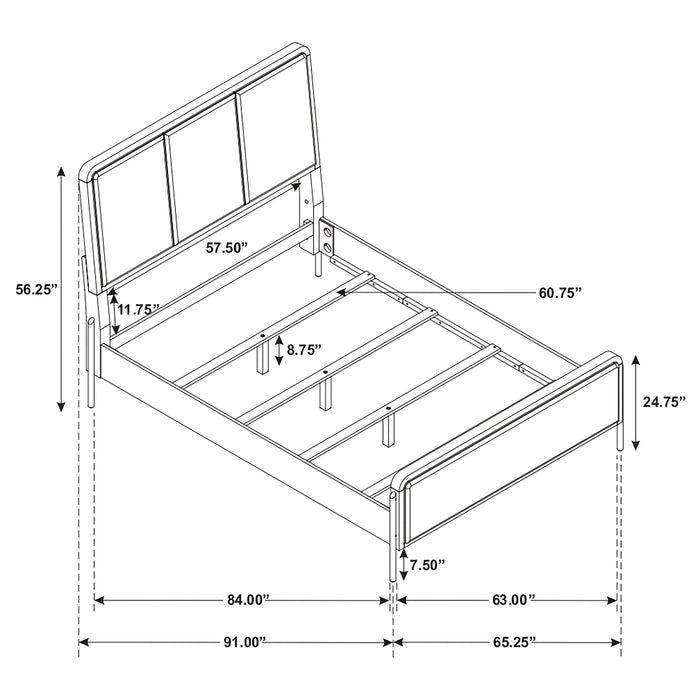 Arini Bedroom Set Beige - Bargain Furniture (Detroit, MI)