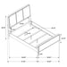 Arini Bedroom Set Beige - Bargain Furniture (Detroit, MI)
