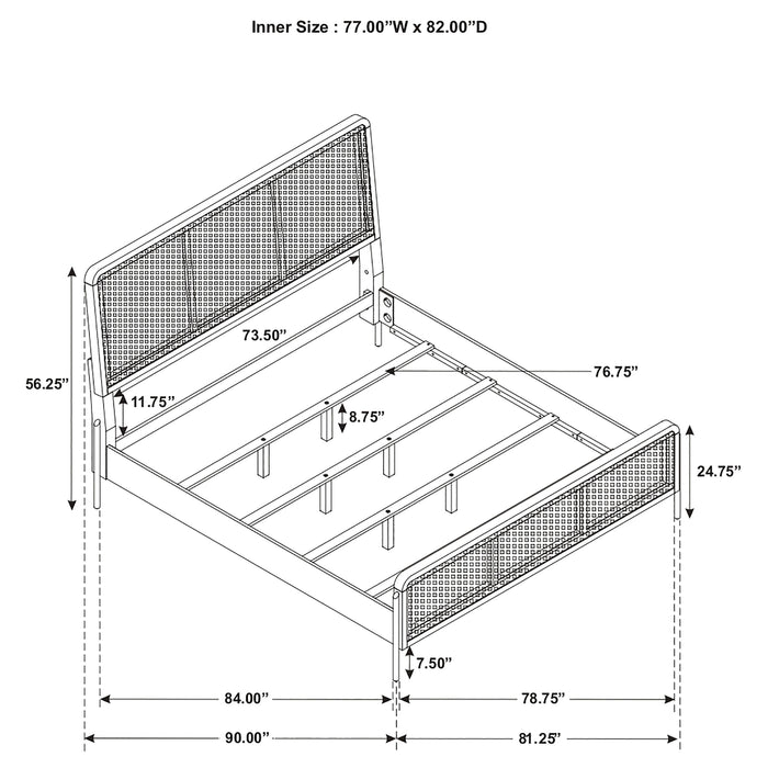 Arini Eastern King & Twin Bed - Bargain Furniture (Detroit, MI)