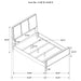 Arini Eastern King & Twin Bed - Bargain Furniture (Detroit, MI)