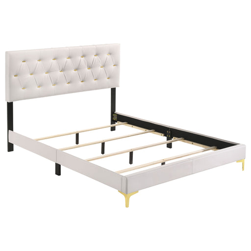Kendall Upholstered Panel Bed - Bargain Furniture (Detroit, MI)