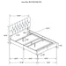 Kendall Panel Bed White - Bargain Furniture (Detroit, MI)