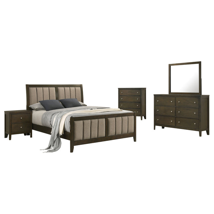 Wilkes 4 & 5 Piece E.King, Queen, Twin, & Full Bedroom Set - Bargain Furniture (Detroit, MI)