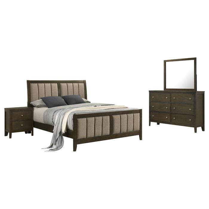 Wilkes 4 & 5 Piece E.King, Queen, Twin, & Full Bedroom Set - Bargain Furniture (Detroit, MI)