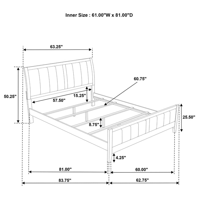 Wilkes Eastern King, Cal.King, Full, Twin, & Queen Bed - Bargain Furniture (Detroit, MI)