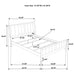 Wilkes Eastern King, Cal.King, Full, Twin, & Queen Bed - Bargain Furniture (Detroit, MI)