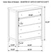 Wilkes 4 & 5 Piece E.King, Queen, Twin, & Full Bedroom Set - Bargain Furniture (Detroit, MI)