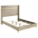 Lucia Eastern King & Queen Bed Beige & Grey - Bargain Furniture (Detroit, MI)