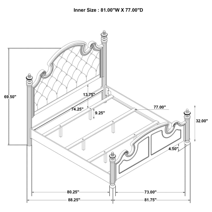 Celina Eastern King & Queen Bed - Bargain Furniture (Detroit, MI)