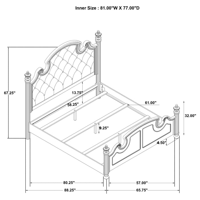 Celina Eastern King & Queen Bed - Bargain Furniture (Detroit, MI)