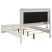 Caraway 4 Pc & Pc E.King, Cal.King, & Queen Bedroom Set Black & White - Bargain Furniture (Detroit, MI)