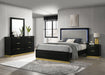 Caraway 4 Pc & Pc E.King, Cal.King, & Queen Bedroom Set Black & White - Bargain Furniture (Detroit, MI)