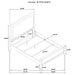 Marielle California King, E.King, & Queen Bed - Bargain Furniture (Detroit, MI)