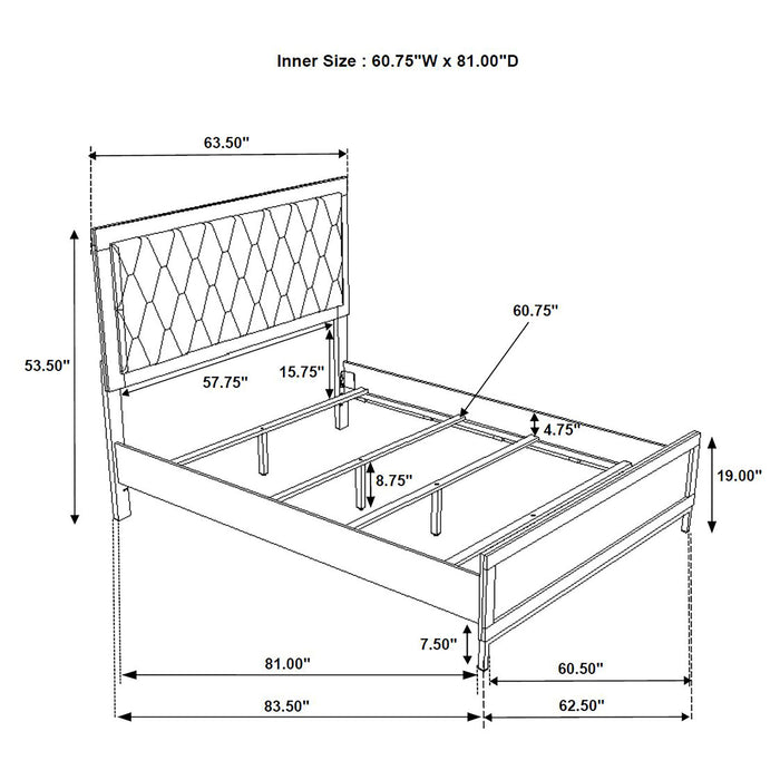 Sonora 4 & 5 Piece Bedroom Set - Bargain Furniture (Detroit, MI)