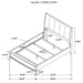 Granada 4 & 5 Piece Bedroom Set E.King, Cal.King & Queen - Bargain Furniture (Detroit, MI)
