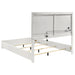 Ives 4 & 5 Piece Bedroom Set E.king & Queen White & Grey - Bargain Furniture (Detroit, MI)
