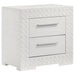 Ives 4 & 5 Piece Bedroom Set E.king & Queen White & Grey - Bargain Furniture (Detroit, MI)
