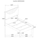 Ives 4 & 5 Piece Bedroom Set E.king & Queen White & Grey - Bargain Furniture (Detroit, MI)