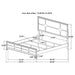 Olivia 4 & 5 Piece Bedroom Set E.King, Queen, & Cal.King - Bargain Furniture (Detroit, MI)