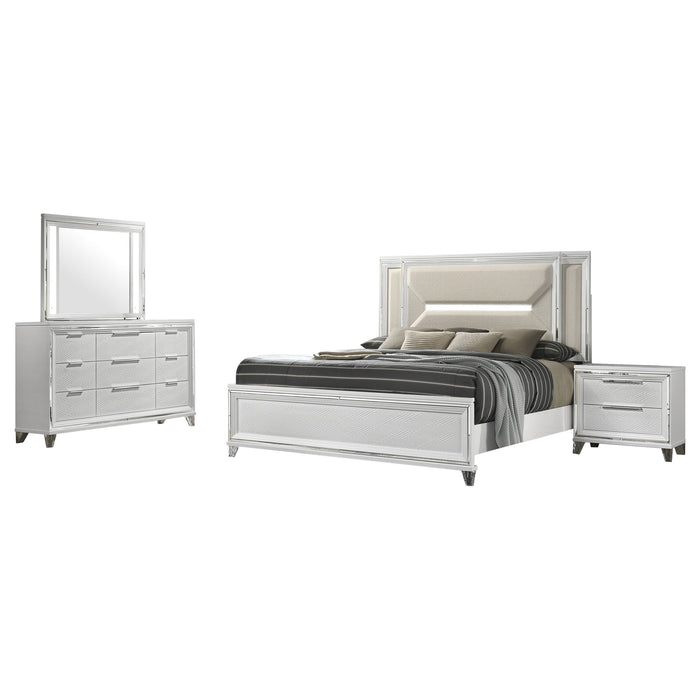 Marmore 4 & 5 Pc E.king, Cal.king, & Queen Bedroom Set - Bargain Furniture (Detroit, MI)